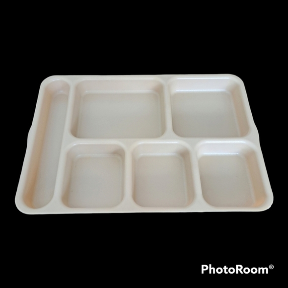 Set of 4 vintage school lunch tray cambro 10146DCW Huntington beach Made… - Picture 6 of 16